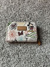 Disney Dooney and Bourke Sketch Wallet  Mickey Chip And Dale VGUC picture