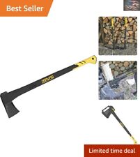 Professional-Grade Splitting Axe with Shock-Absorbing Grip and Protective Sheath picture
