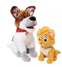 WDW Disney 100 Decades Oliver and Co. Dodger Plush Set 1980s Collection picture