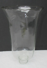 Clear Hurricane Lamp Shade Vintage Glass 10