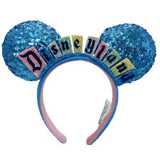 Disney land Marquee Sign Ears Headband Disney Parks Ears Happiest Place Edition picture