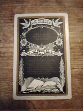 1921 Cabinet Card In Memoriam, Funeral, Death Remembrance Card picture