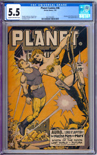 Planet Comics 46 CGC Graded 5.5 FN- Fiction House 1947 picture