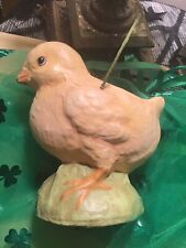 Vintage Retired BETHANY LOWE Easter Spring Papermache Chick CandyContainer/large picture