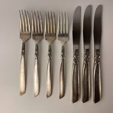 Community Oneida Silver Plated Flatware South Seas Forks and Knives picture