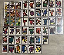 1974/1975 TOPPS MARVEL COMIC BOOK HEROES COMPLETE SET OF 40 STICKERS WITH PUZZLE picture