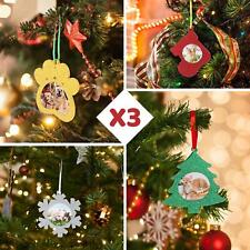 12Pcs Hanging Picture Frame Crafts DIY Christmas Photo Ornaments Frames 2023 picture