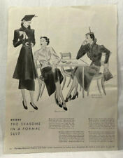 1936 Butterick Sewing Patterns Print Ad Womens Tailored Dresses Antique 9172 picture