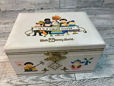 Walt Disney Music Jewelry Trinket Box It's a Small World Japan Made 1970's picture