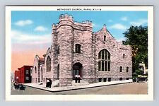Paris KY-Kentucky, Methodist Church, Antique, Vintage c1949 Souvenir Postcard picture