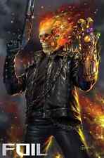 Ghost Rider: Final Vengeance #2 - Lucio Parrillo - FOIL Virgin Variant (2024) picture