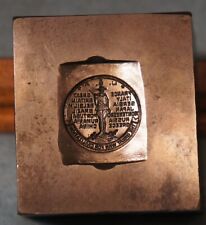 1967 Re-Engraved * WWI MEDAL Great War Medal STEEL STAMPING DIE Robbins RB508 picture