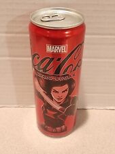 Coca-Cola Marvel BLACK WIDOW COKE Slim Can Unopened Sealed 2024 picture