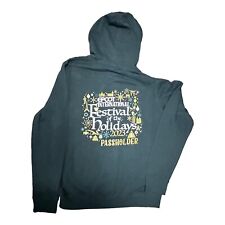 Disney Parks 2023 Epcot Festival of the Holidays Passholder Zip-Up Hoodie L picture