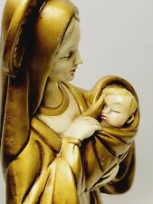 Vintage Madonna Mary Jesus Baby Child Figurine 12