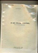 WWII BOMBER Boeing B-29 Cruise Control Based Theater Requirements 1945 Original picture