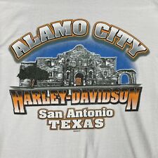 2005 Vintage Harley Davidson Mens Large White San Antonio Texas Long Sleeve picture
