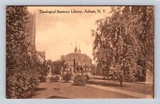 Auburn NY-New York, Theological Seminary Library, Antique, Vintage Postcard picture