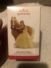Hallmark 2015 GIRL'S BEST FRIEND Disney Beauty and the Beast Ornament picture