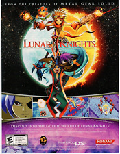 Lunar Knights Gothic World Nintendo DS Konami - 2007 Video Game PRINT AD picture
