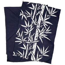 VTG Lg Japanese Cotton Furoshiki Roketsu Wax-Resist Tie-Dye Indigo: Nov23-K picture