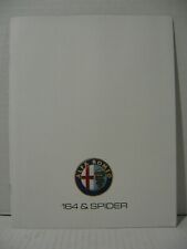 1991 Alfa Romeo 164 Spider Car Dealer Sales Brochure Catalog picture