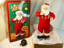 Vtg '99 Jingle Bell Rock Santa Dancing Singing Retired NEW IN Open BOX  picture