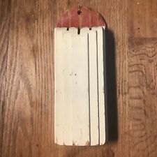 Vintage 1930's-Red and White-Nuway-Wooden Art Deco-Kitchen Knife Holder (H4) picture
