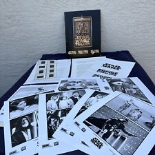 STAR WARS 1997 TRILOGY RE-RELEASE official press kit with slides & 8x10 stills picture