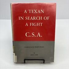 4th Texas Infantry Confederate Soldier's Account A Texan in Search of a Fight HC picture