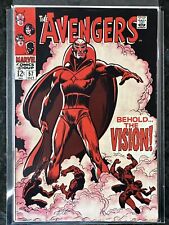 Avengers #57 1968 Key Marvel Comic Book 1st Appearance Of Vision 2nd App Ultron picture