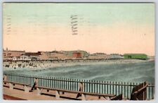 1914 ASBURY PARK NEW JERSEY*NJ*BEACHFRONT FROM THE PIER*VALENTINE & SONS picture