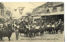 Main St. During Street Fair, Ash Grove, Mo. Missouri Postcard. Near Springfield picture