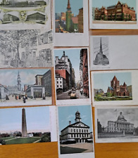 LOT of 11   Vintage  Postcards    BOSTON, MASS     ca.1900's picture