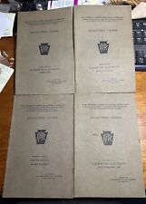 4 Vintage 1913-17 The Pennsylvania Railroad Company Educational Course Booklet picture
