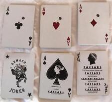 Caesars Atlantic City Casino Playing card Deck Hole 1 JOKER & Box Back mistake picture