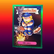2022 Garbage Pail Kids GPK Chrome Series 5 #190b GIL GRILL GREEN REFRACTOR /299 picture