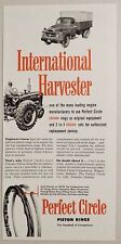 1953 Print Ad International Harvester Farmall Tractor Perfect Circle Piston Ring picture