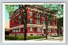 Manistee MI-Michigan, Masonic Temple, Antique, Vintage Postcard picture