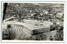 Acapulco Guerrero Mexico RPPC Photo Postcard Air View Casa Blanca Hotel c1940's picture