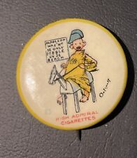 1896 Yellow Kid Boxing High Admiral Cigarette Pinback #13 picture
