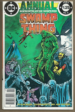 🔥SWAMP THING ANNUAL #2*DC, 1985*1ST APP. OF JUSTICE LEAGUE DARD*NEWSSTAND*VF/FN picture