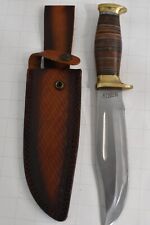 MR556 - Marbles Stacked Leather Hunter Knife picture