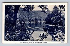 Cooksburg PA-Pennsylvania, The Clarion River, Antique, Vintage c1947 Postcard picture