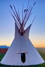 Custom Tipi in Canvas Authentic Native American Camping Lodge with or w/o liners picture
