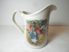 Wedgwood Peter Rabbit Beatrix Potter Ceramic 10oz Pitcher England picture