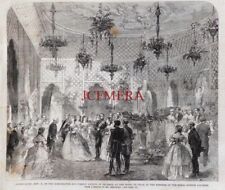 Soiree at Hotel de Ville, Brussels Given by the Burgomaster - 1862 Print 160/S picture