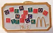 McDonald's 1995 OPERATION MAC ATTACK Lapel Pin (071023) picture