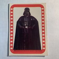 Vintage 1977 Topps Star Wars Series 4 Green Sticker #40 Darth Vader picture