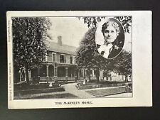 Postcard Private Mailing Card “The McKinley Home” Wife Ida 1903 Black & White picture